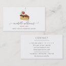 Buscar torta tarjetas de visita Catering