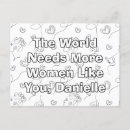 Buscar colorista postales Mujer