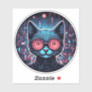 Buscar cibernético pegatinas Neón