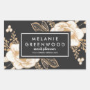 Buscar flores pintadas pegatinas Oro