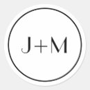 Buscar gay boda pegatinas Monograma