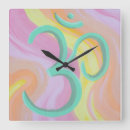 Buscar arte pintado a mano relojes de pared General y unisex