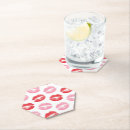 Buscar labios posavasos Huella de beso