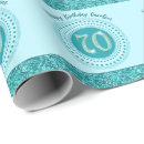 Buscar azul brillante papel de regalo Para ella