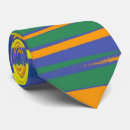 Buscar raya amarilla corbatas Retro