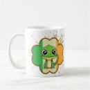Buscar suerte irlandesa tazas Café