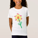 Buscar dibujo de la flor camisetas Chica
