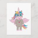 Buscar unicornio del arco iris postales Niños
