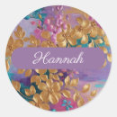 Buscar flores pintadas pegatinas Morado
