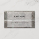 Buscar piedra natural tarjetas de visita Gris