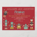 Buscar robots invitaciones Cualquier niño
