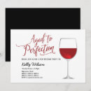 Buscar papel envejecido invitaciones Vino tinto