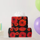 Buscar amapolas papel de regalo Brillante