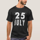 Buscar 25 de julio camisetas Aniversario