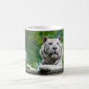 Buscar tigre blanco tazas Fotografía
