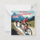 Buscar bicicleta tarjetas nota Vintage