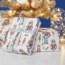 Buscar nutcracker papel de regalo Festivo