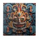 Buscar máscaras tribales africanas casa hogar Colorido