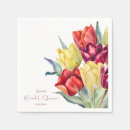 Buscar tulipán rojo servilletas Elegante