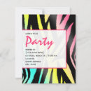 Buscar cebra invitaciones Fiesta