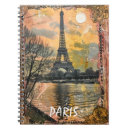 Buscar torre eiffel del vintage libretas Francia