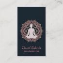 Buscar profesor la yoga de tarjetas de visita Instructor