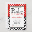 Buscar zebra print invitaciones Elegante