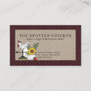 Buscar granja del huevo tarjetas de visita 7 º morada