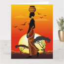 Buscar mujer africana tarjetas Para todos