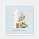 Buscar conejo servilletas Primer cumpleaños