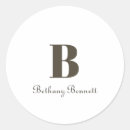 Buscar sellos de encargo pegatinas Monograma