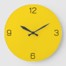 Buscar color amarillo relojes de pared Minimalista