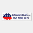 Buscar libere pegatinas parachoque Libertario