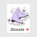 Buscar patines de hielo pegatinas Morado