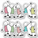 Buscar gente feliz pegatinas Divertido