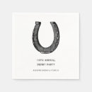 Buscar caballos negros servilletas Derby fiesta