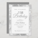 Buscar 25th birthday invitaciones Elegante