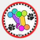 Buscar huesos de perro pegatinas Para todos