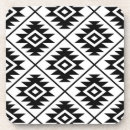 Buscar símbolos aztecas posavasos Blanco y negro