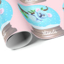 Buscar oso koala papel de regalo Azul