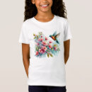 Buscar arte del colibrí camisetas Floral
