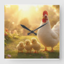 Buscar gallina relojes de pared Pollo