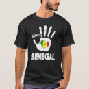 Buscar bandera senegal camisetas Corazón