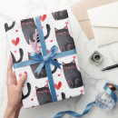 Buscar gatos papel de regalo Rosa