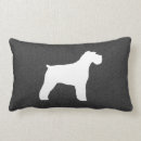 Buscar schnauzer cojines Silueta