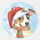 Buscar jack russell terrier pegatinas Navidades