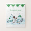 Buscar cachorro puzzles Nieve
