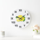Buscar amarillo limón relojes de pared Alimento