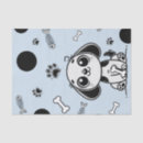 Buscar huesos perro de papel de seda Lindo