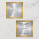 Buscar oro plata tarjetas de visita Elegante